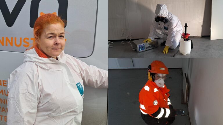 Catevan kalma- ja erikoispuhdistukset - kuvakollaasi